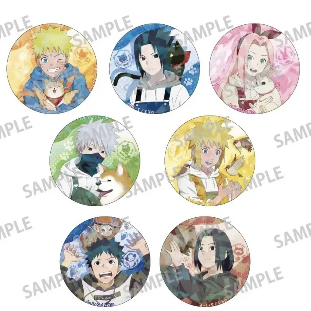 火影忍者 幼年抱宠闪吧唧徽章（默认代拆）