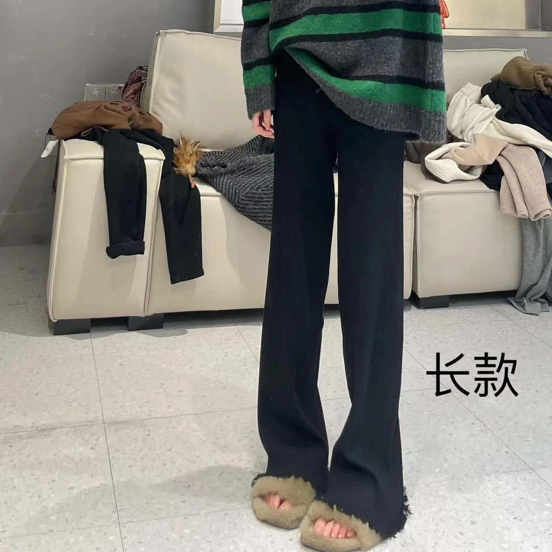 【大脸酥2023版】2227  长款 无绒瘦瘦裤