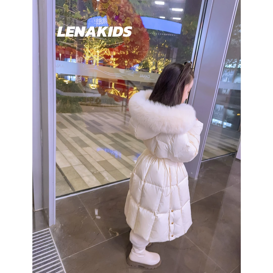 PP·Twinkle【P】【超高充绒·狐狸毛领·90白鸭绒】收腰羽绒服24112102