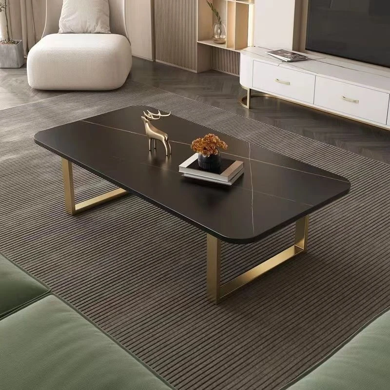 茶几小户型岩板泡茶桌客厅家用极简茶台高级感长方形创意桌子简易