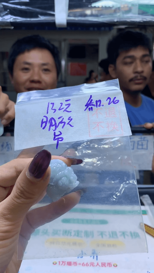 【闪购商品】定制翡翠未镶嵌挂件 #132 元不支持退换货