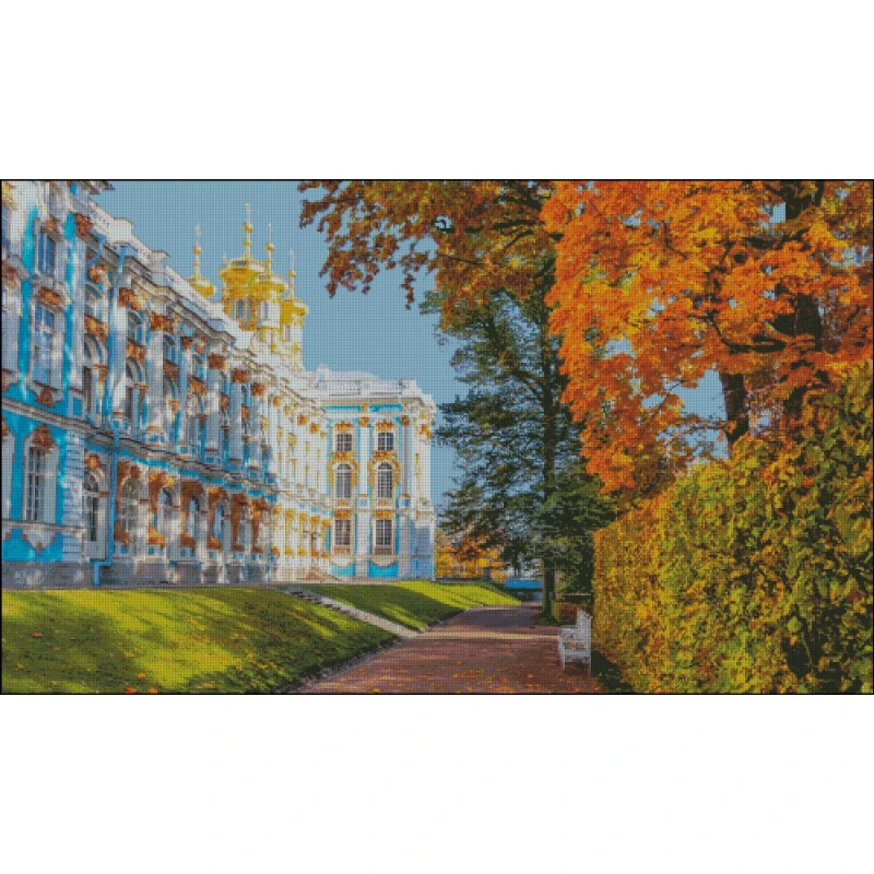 【ZZ2287-圣彼得堡金秋】十字绣2024新款