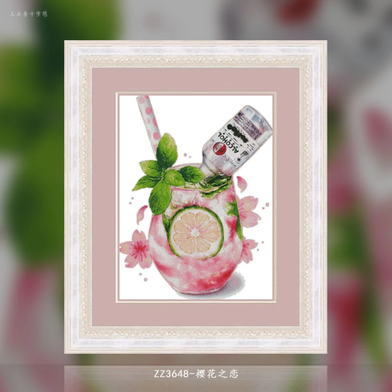 【ZZ3648-樱花之恋】十字绣2023新款印花小幅卡通动漫简约现代餐