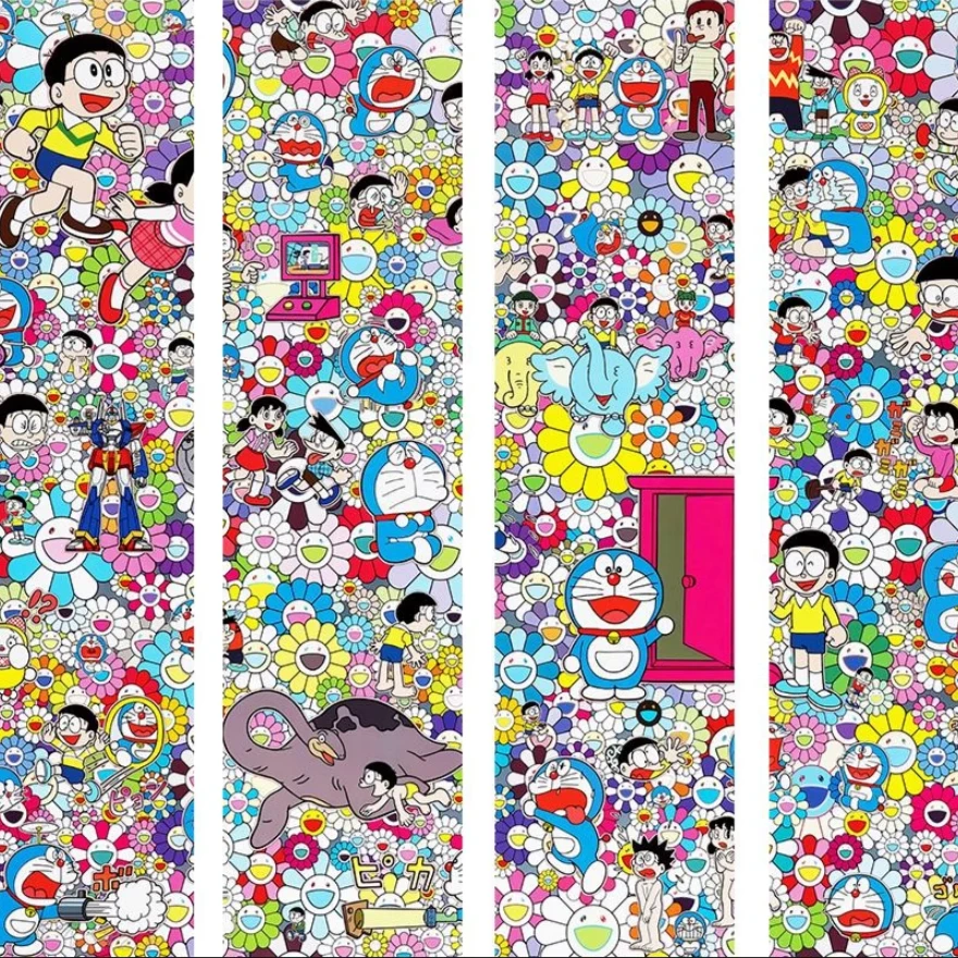 【6个一套蓝胖子任意门】长宽针吸十字绣2023新款