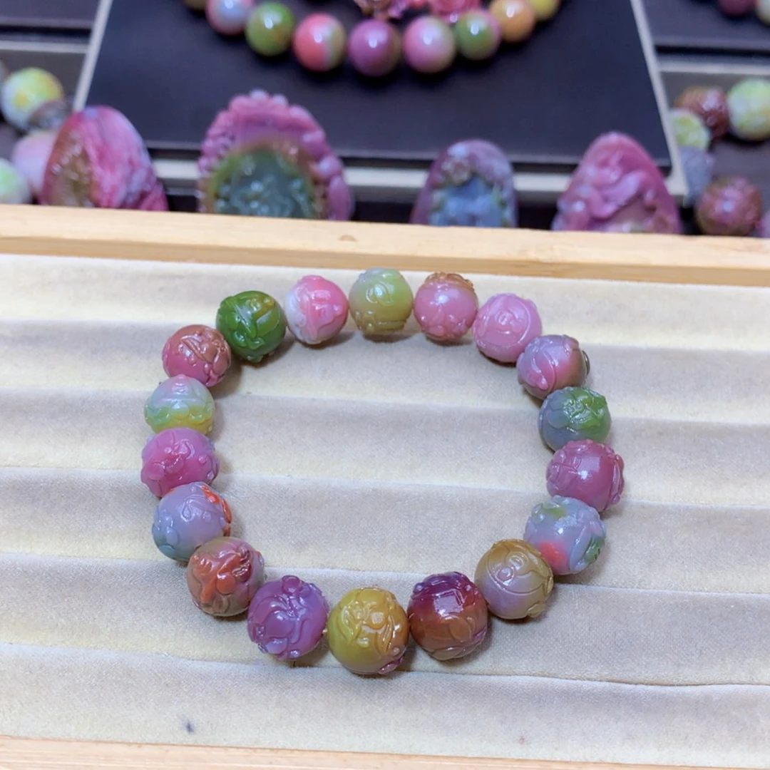 【闪购商品】玛瑙手链未镶嵌霸****霸盐源