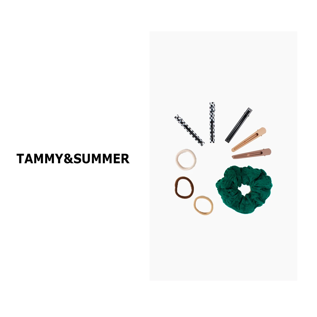 【Tammy&Summer】绿色百搭大肠圈简约头饰发圈纯色多款式发绳45500