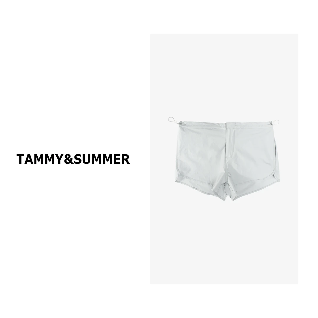 【Tammy&Summer】舒适感夏天速干工装休闲裤抽绳腰头宽松短裤24745
