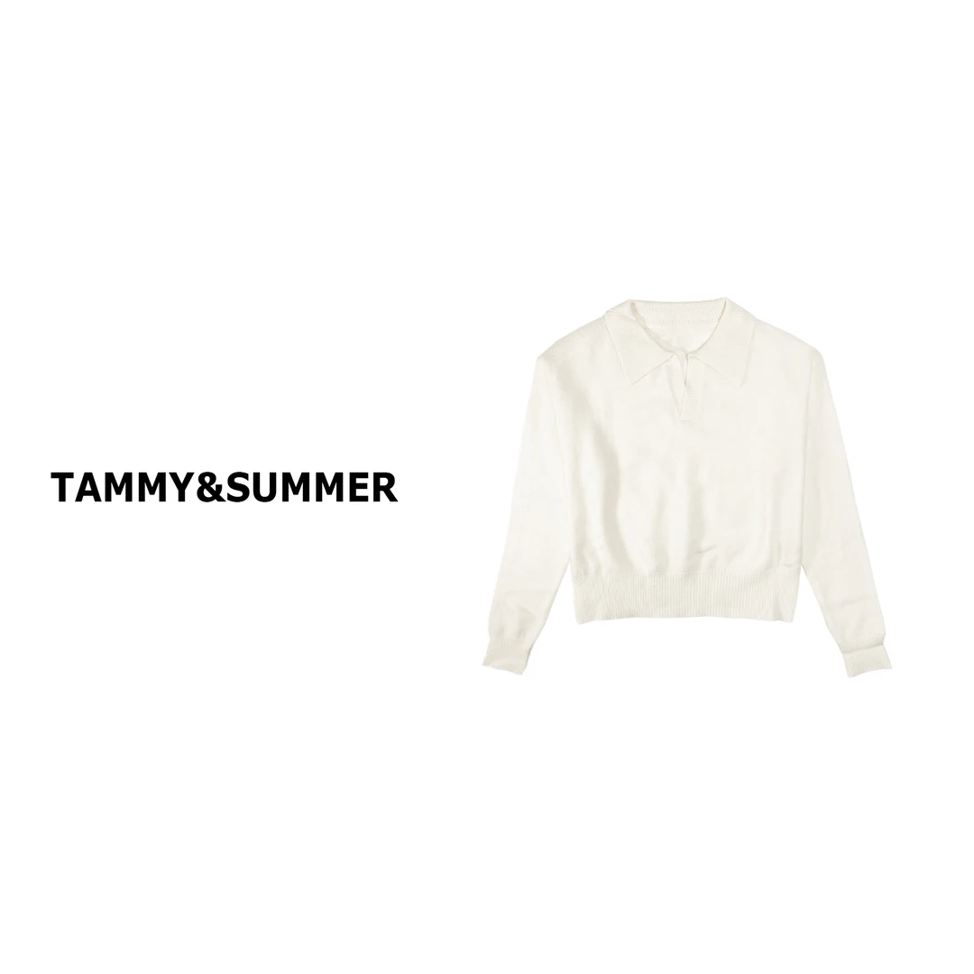 【Tammy&Summer】100%羊毛慵懒风时尚百搭长袖针织衫套头毛衣MY01