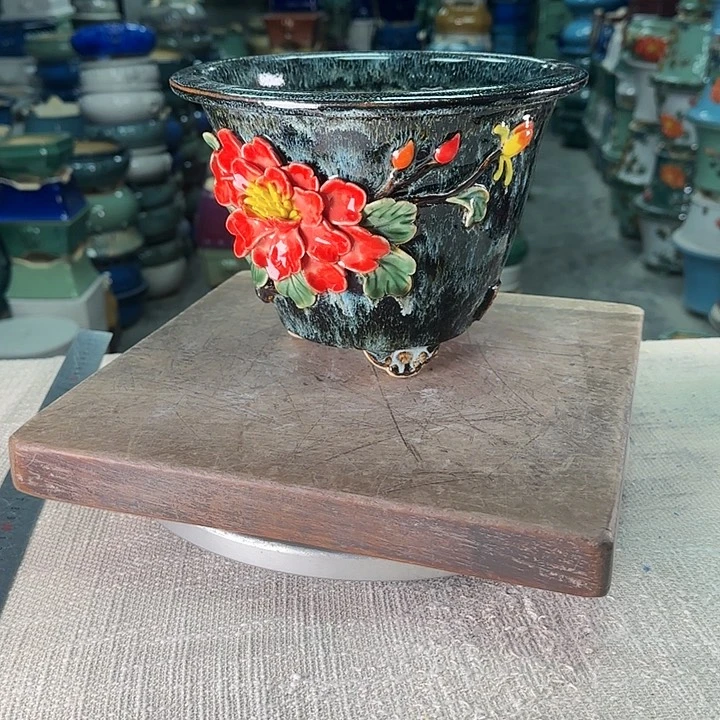 泳坤堂石湾盆陶瓷