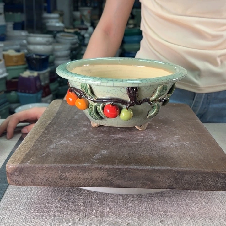 泳坤堂石湾盆陶瓷