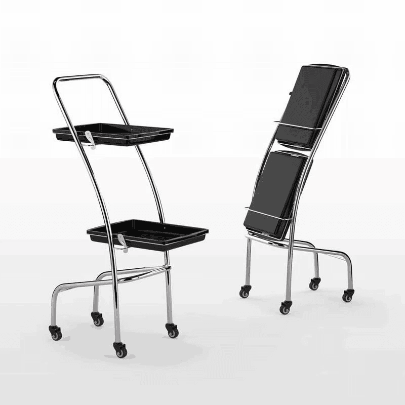 美发店工具车沙龙小推车理发店助理推车烫染工具车