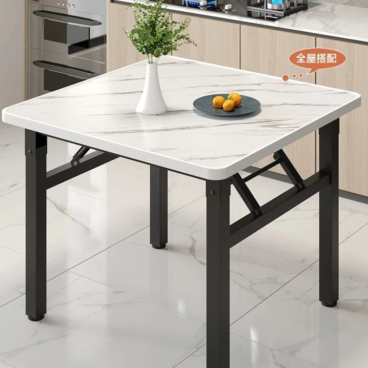 简易折叠方桌烤火桌家用餐桌正方形打牌桌小方桌子摆摊矮桌地桌子