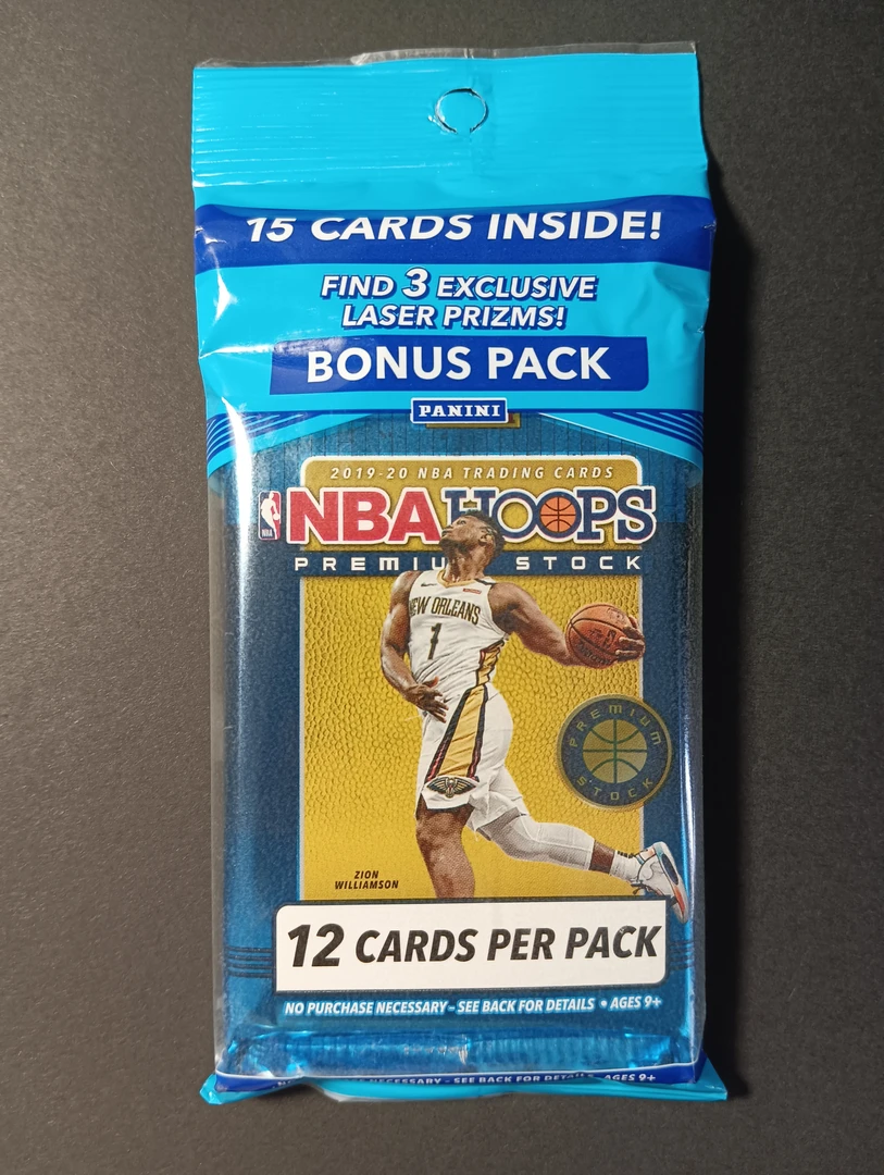 panini  2019-2020 hoops 增强版 肥包 15卡/包 未成年禁止购买