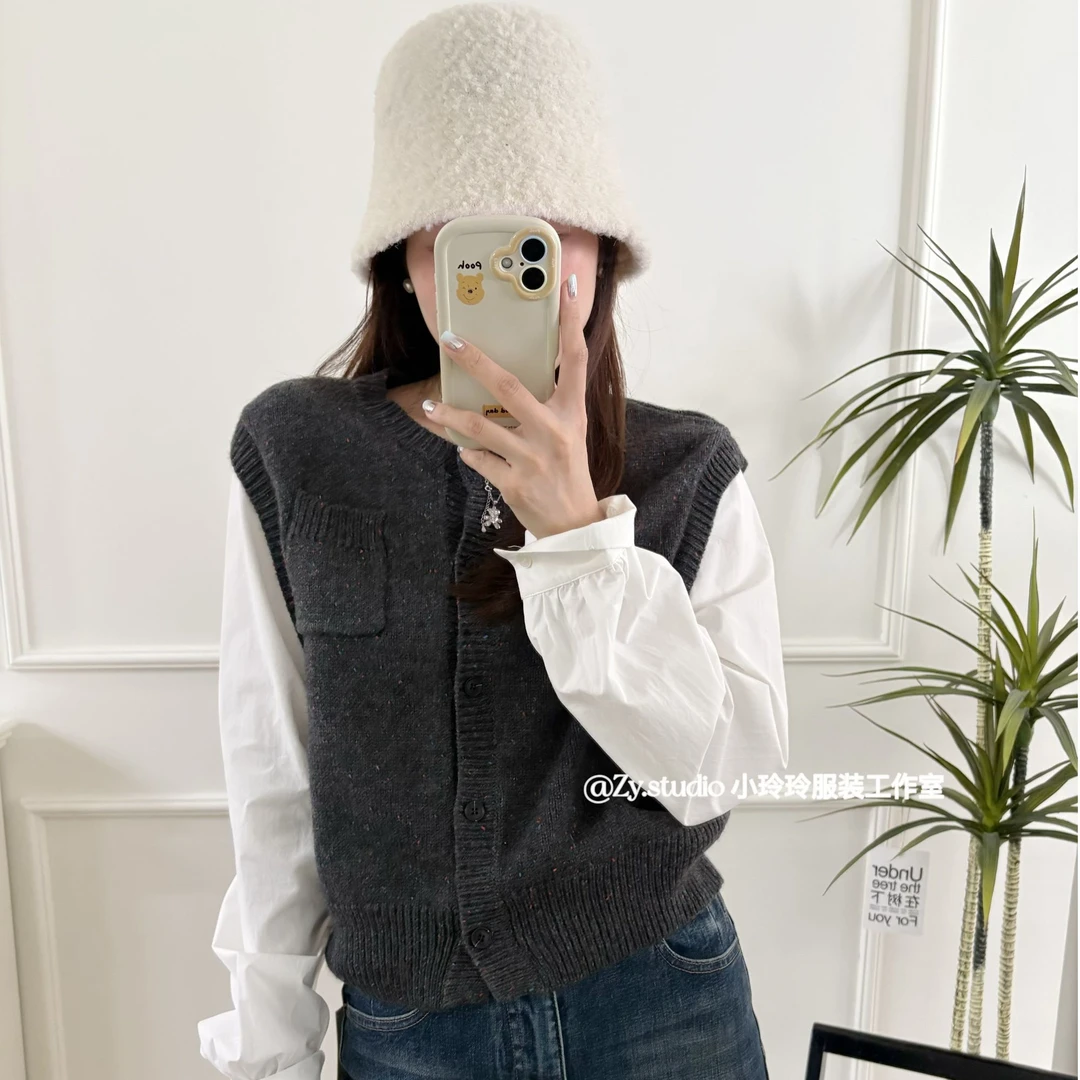假两件时尚韩系毛衣53620