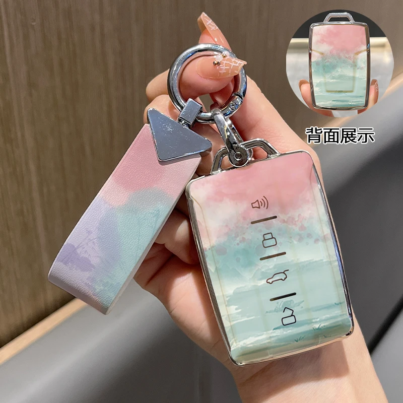 【39】适用坦克400钥匙套新款700/300/500新标TANK赛博汽车壳高档扣