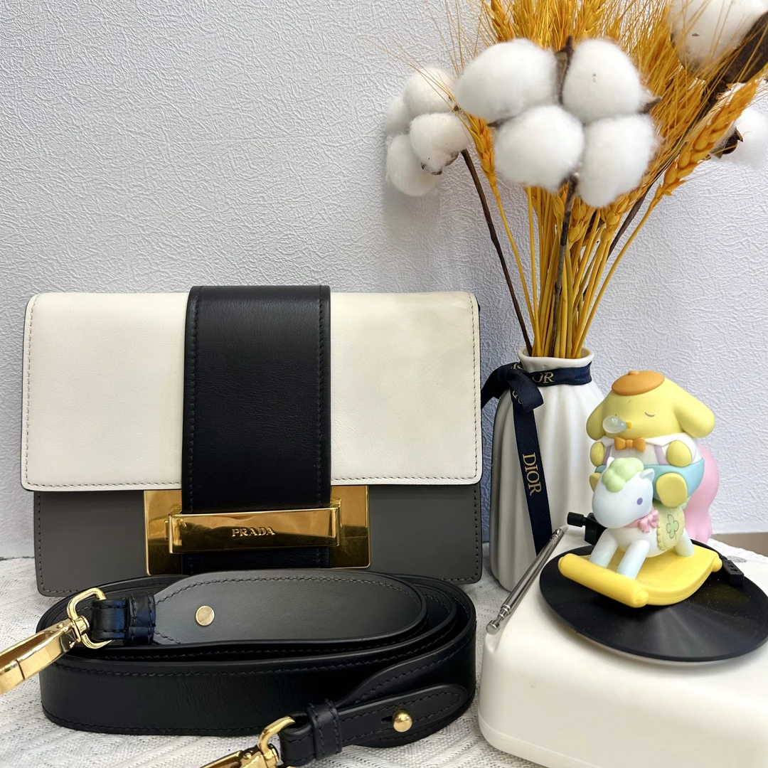 99新 Prada/普拉达 单肩斜挎包 尺寸22×15