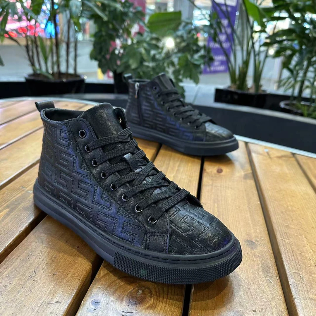 （单棉同款）平跟高帮棉鞋青春潮流冬季纯色板鞋休闲鞋2627-19