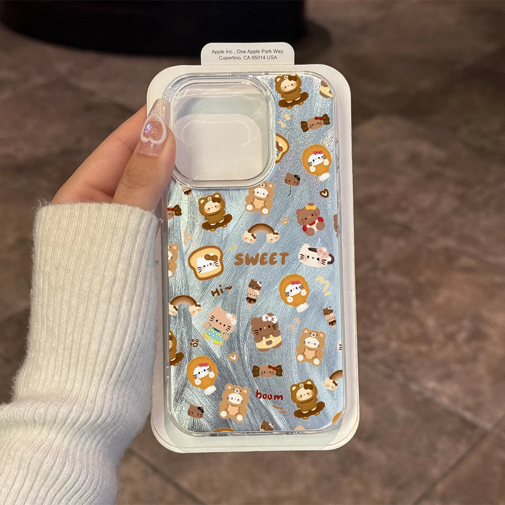 吐司凯蒂猫适用苹果16手机壳iPhone15/14Promax潮VIVO华为小米OP