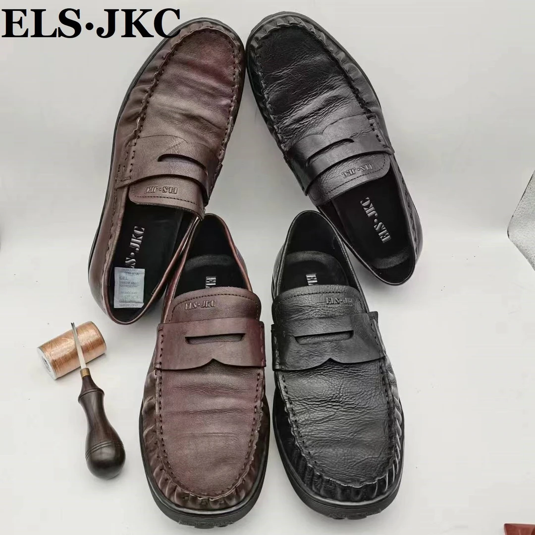 ELS·JKC品牌男士俄款绅士捷克潮鞋