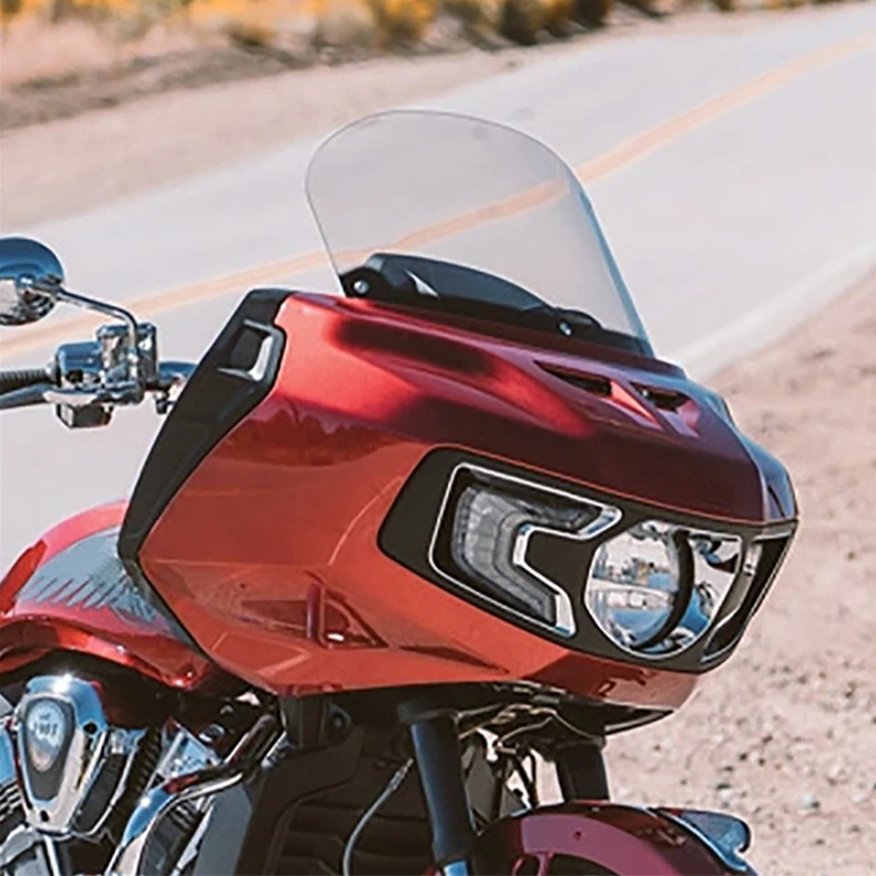 适用2020-2025印第安挑战者摩托车高款挡风玻璃精英黑马限定风挡