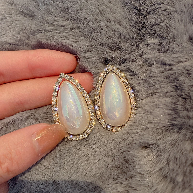 铜合金耳饰 轻奢时尚百搭优雅精致简约气质-714