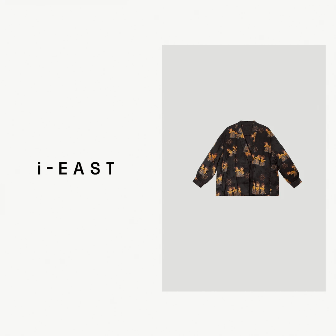 i-EAST 婉转相宜~新中式小糖人羽绒服外套-4D Y24309