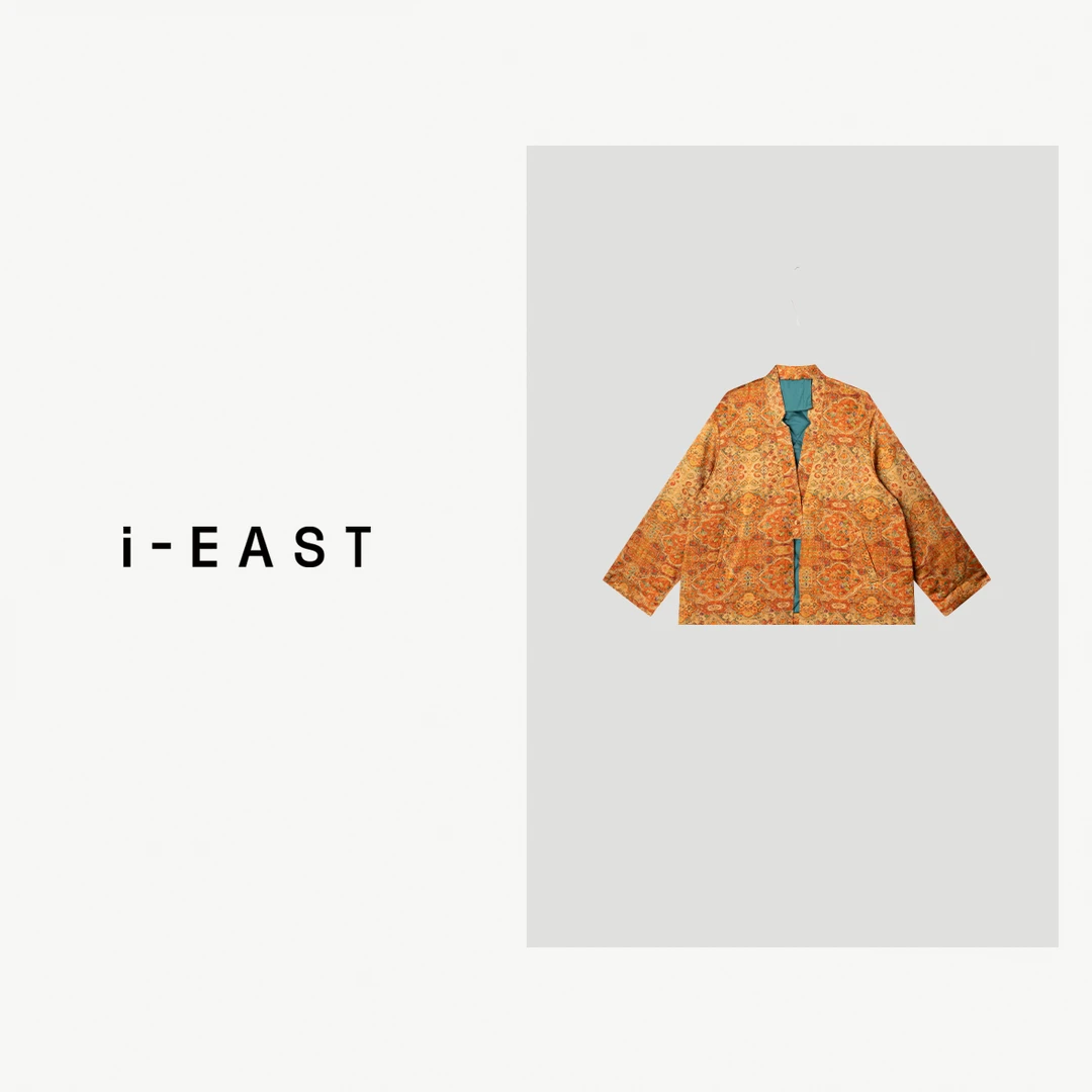 i-EAST 金玉棠~新中式提花设计羽绒服外套-4D Y24463