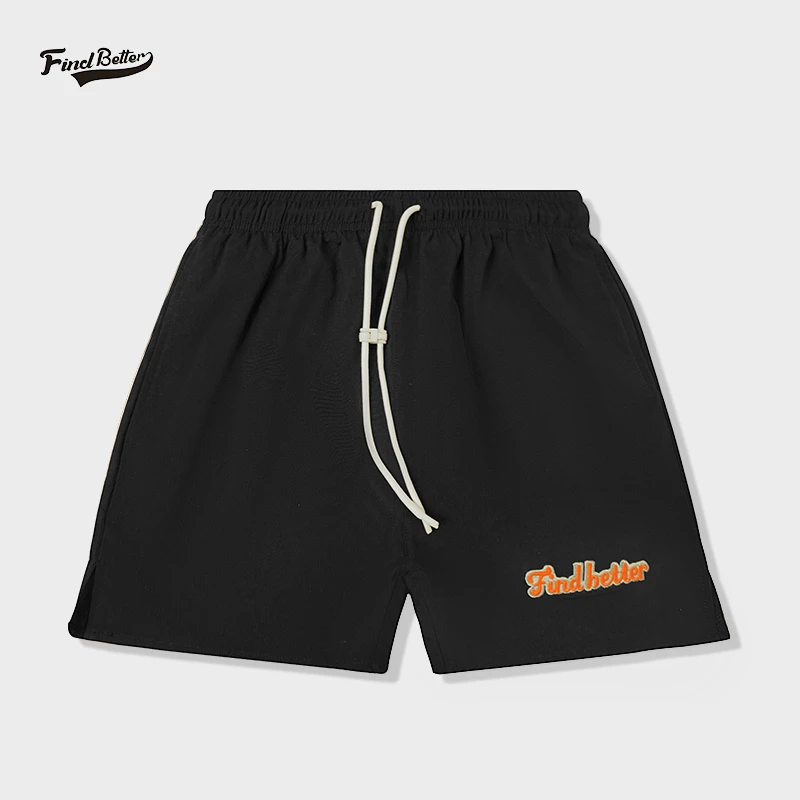 短裤松紧带篮球速干运动休闲简约户外休闲裤宽松四分裤-074