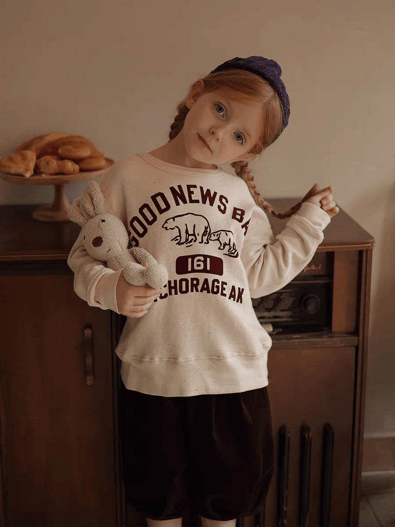 【外贸原单米色卫衣】漂亮的宝贝衣服