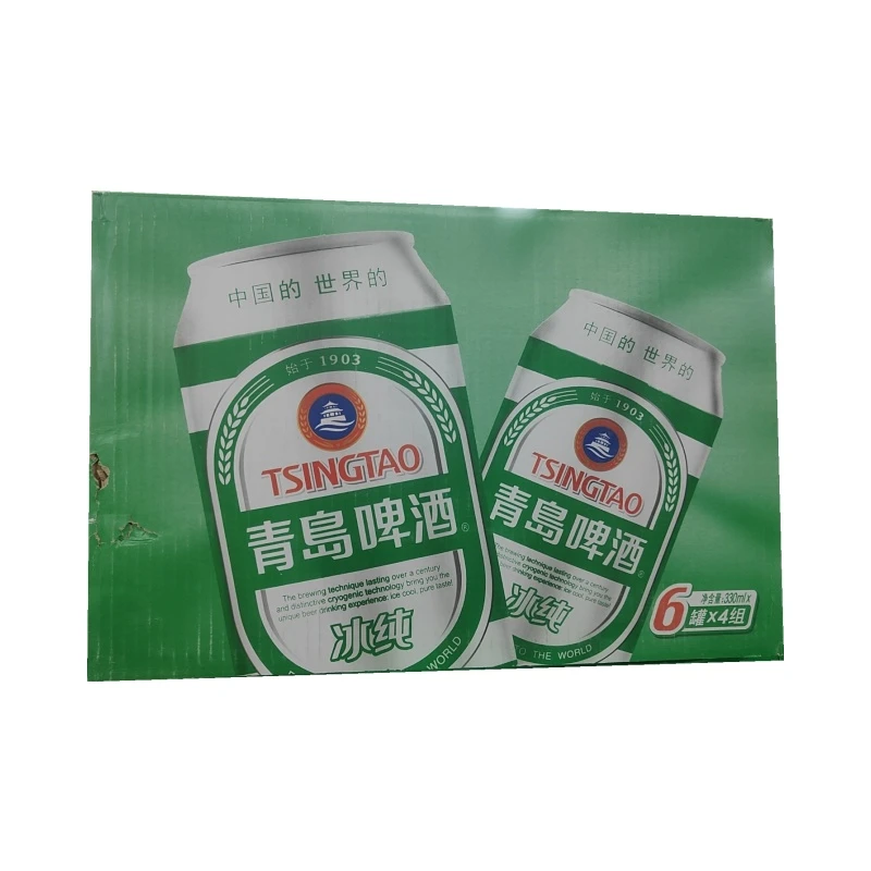 青岛冰纯啤酒330ml*6*4