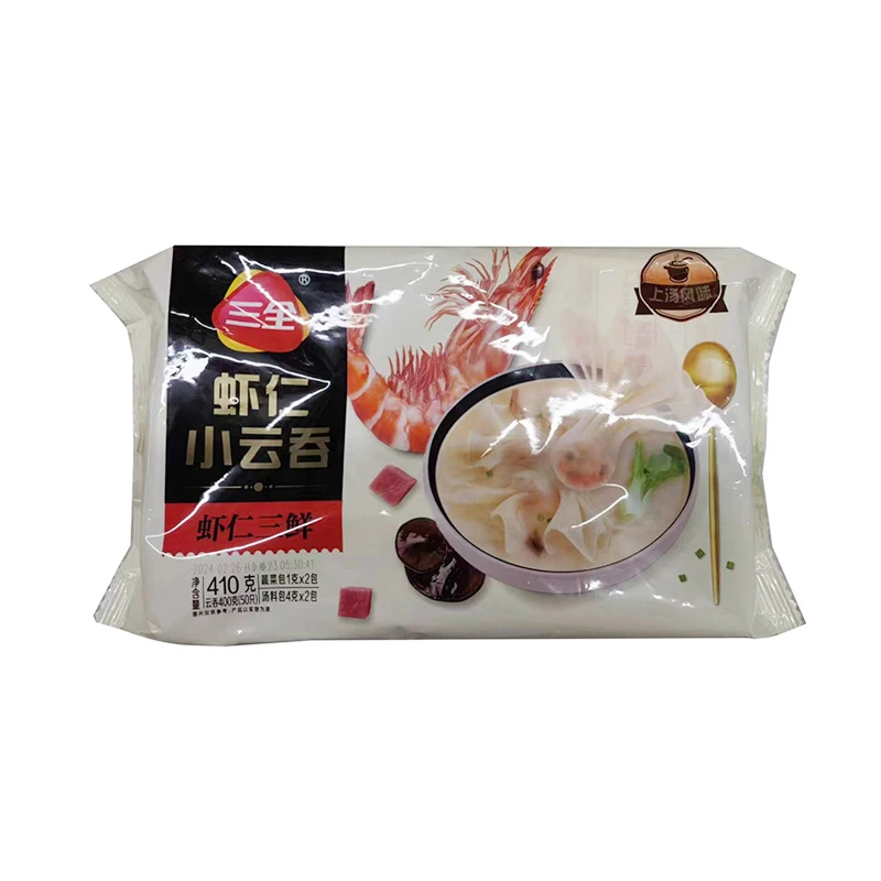 三全虾仁三鲜小云吞410g