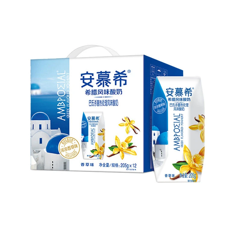 伊利安慕希希腊香草味酸奶205g*12