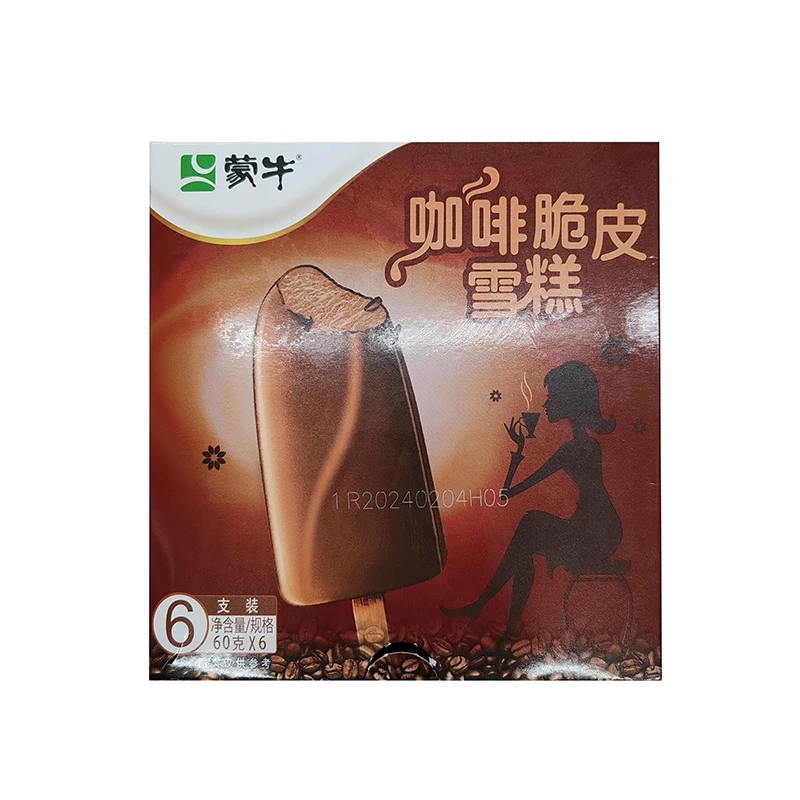 蒙牛咖啡脆皮雪糕60g×6