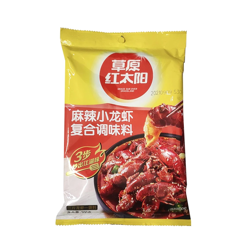 草原红太阳麻辣小龙虾调味料200g