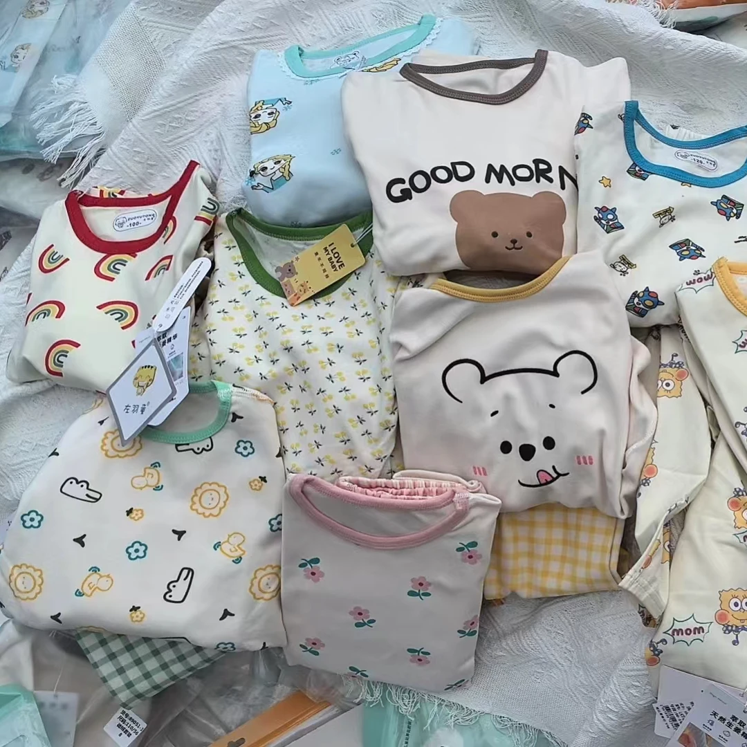 菜菜家童装  家居服男女宝居家服套装