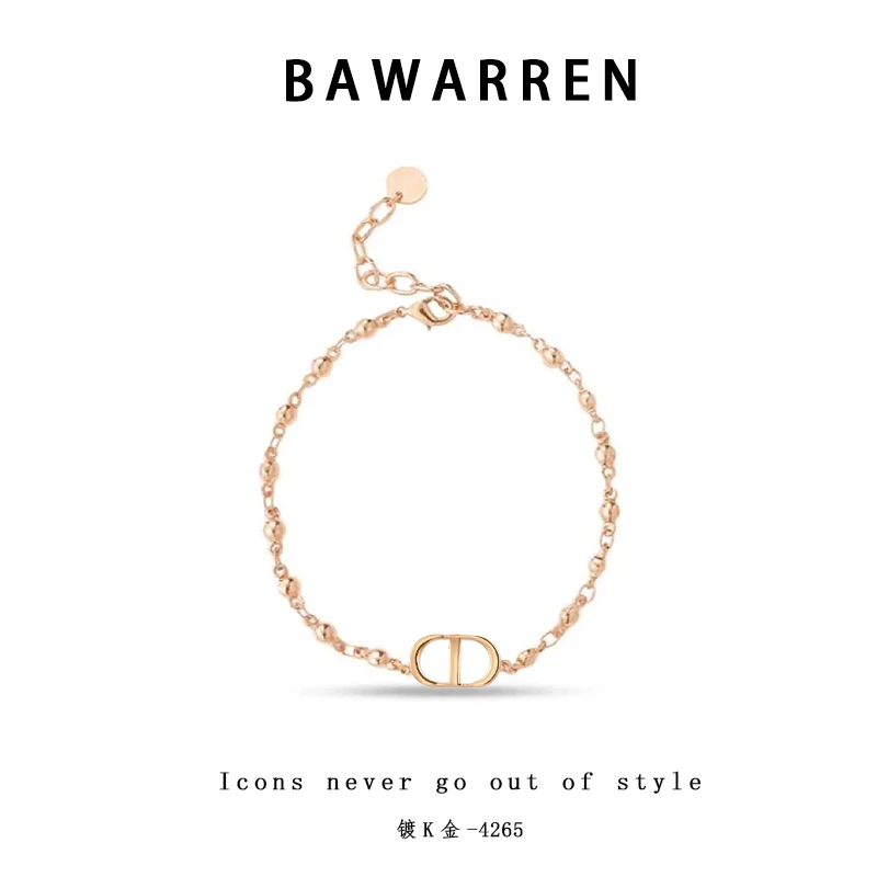 合金手链 精工CNC 4265-猪鼻手链轻奢时尚百搭简约