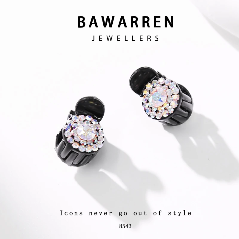 8543-迷你小发夹一对装网红气质简约韩版时尚