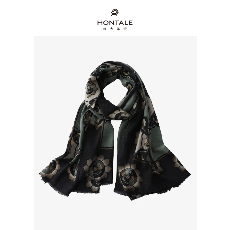 【日播达人专属】敦煌密码印花围巾111WW039