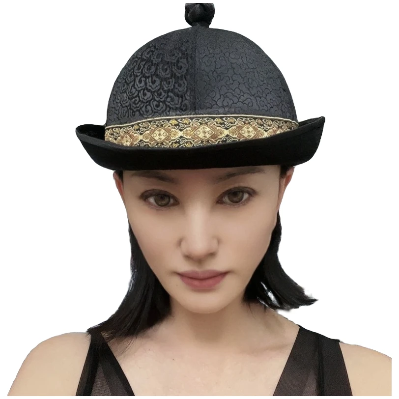 张阅服饰美雅家原创私人定制设计师款复古盘扣网红小礼帽时尚气质