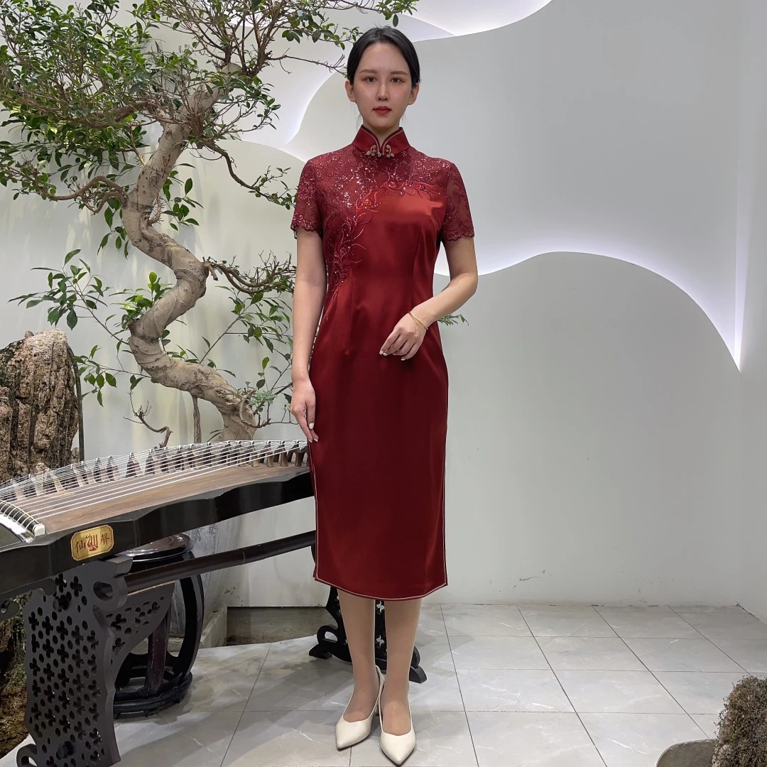 懿菲代替链接 木槿花长袖