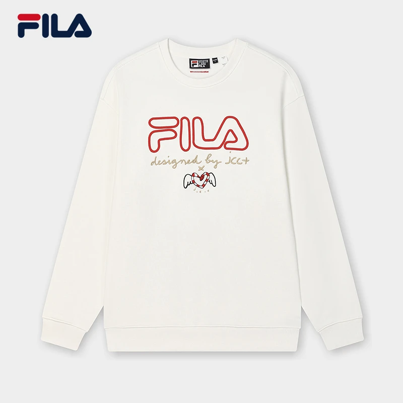 Fila/斐乐【杨幂同款】氧气卫衣男女情侣显瘦套头上衣F11U519203F