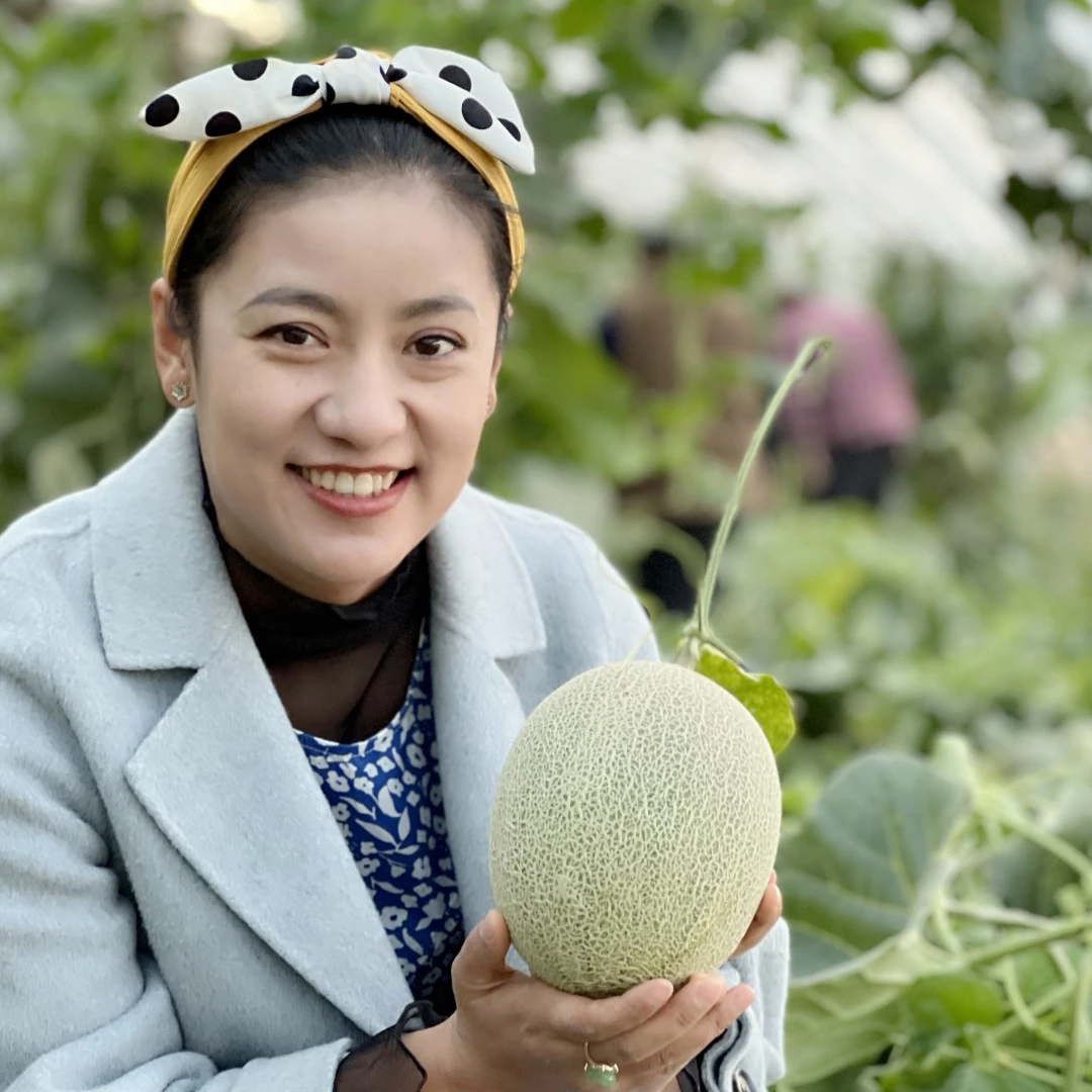 吐鲁番大棚哈密瓜西州蜜25号脆甜多汁瓜香怡人新疆直发顺丰包邮