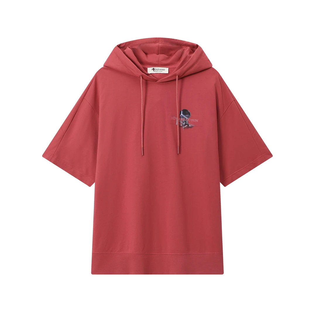 1100530套头杉时尚夏季连帽宽松针织休闲百搭