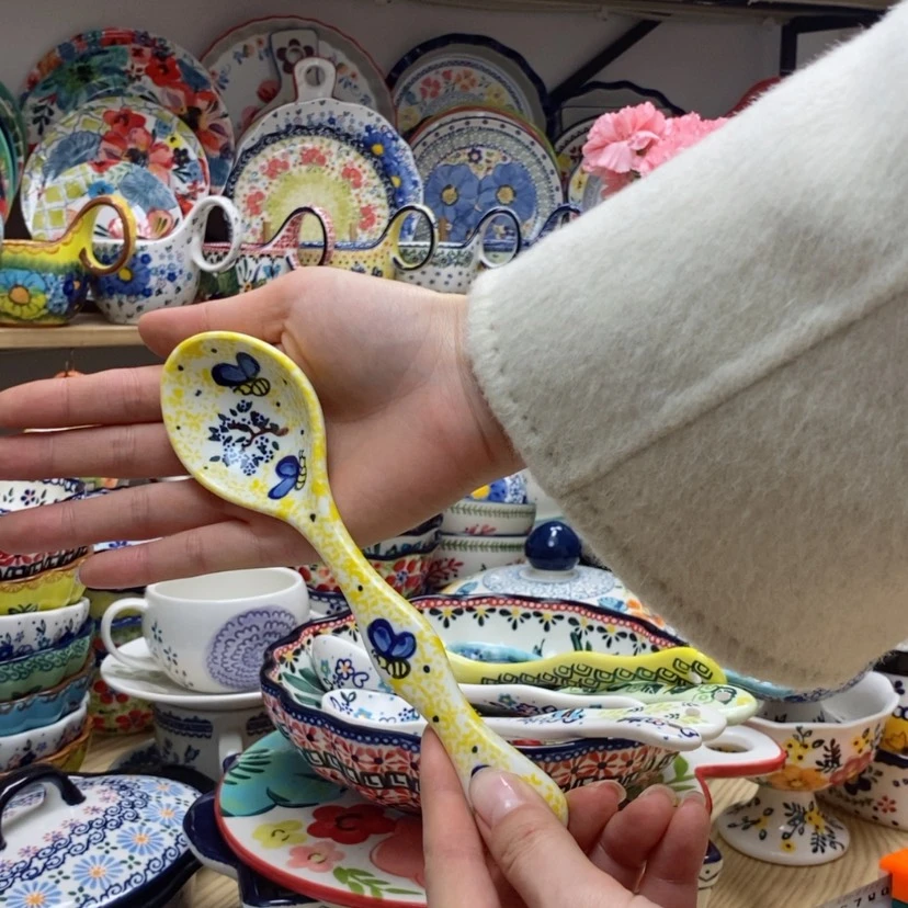 【闪购商品】陶瓷盘勺子