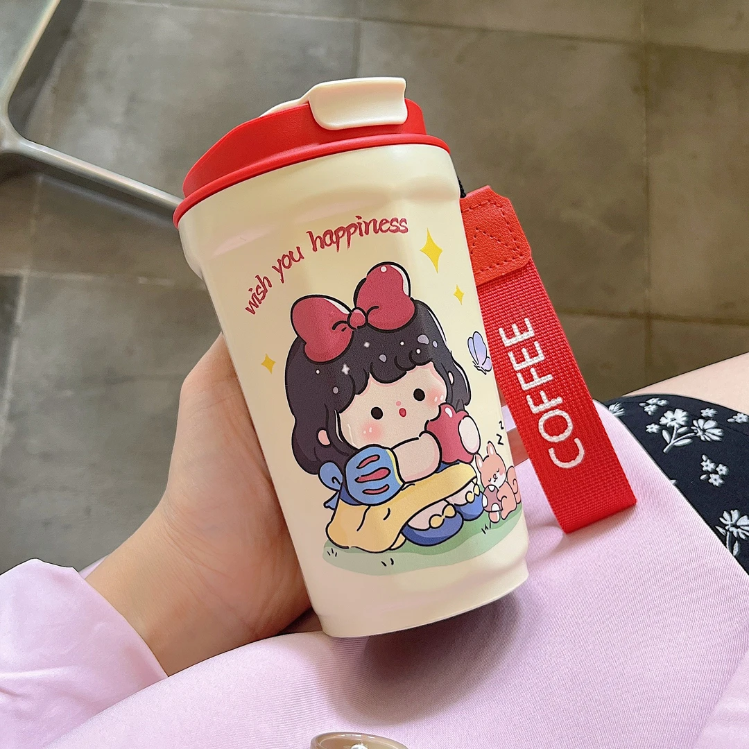保温杯316不锈钢陶瓷内胆水杯子咖啡杯茶杯儿童水杯女士杯ins套餐