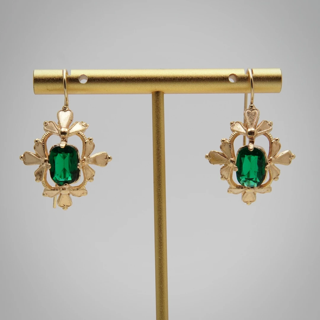 铜合金耳饰 翡冷萃 薇拉阿姨家手作 耳饰 B89