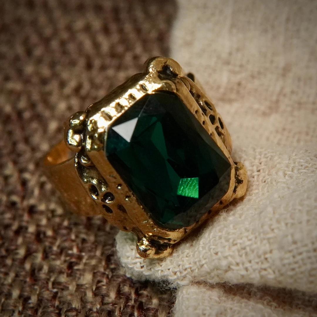 铜合金戒指 翡冷翠中古戒指 佛罗伦萨萨拉华丽戒指S31