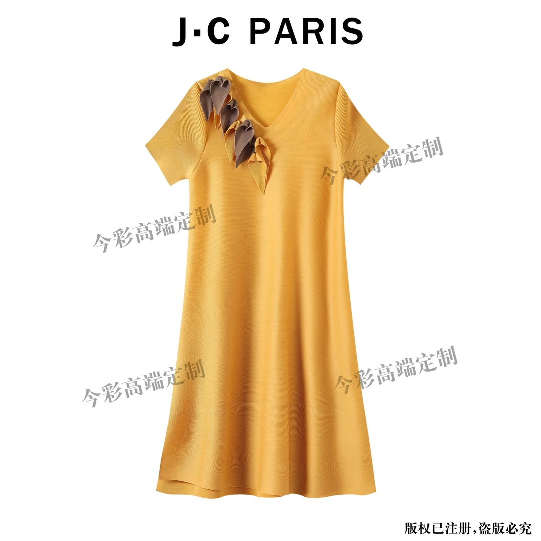 【暗香】 新款褶皱连衣裙61820