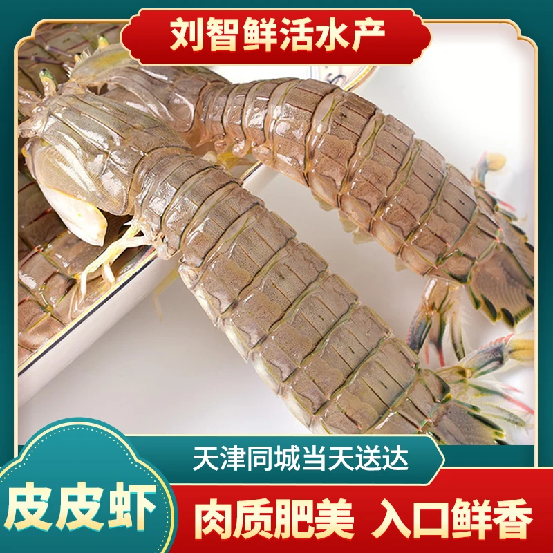 【混搭】7成肥皮皮虾+满黄中母蟹（一斤4只左右） 3斤起 不保活