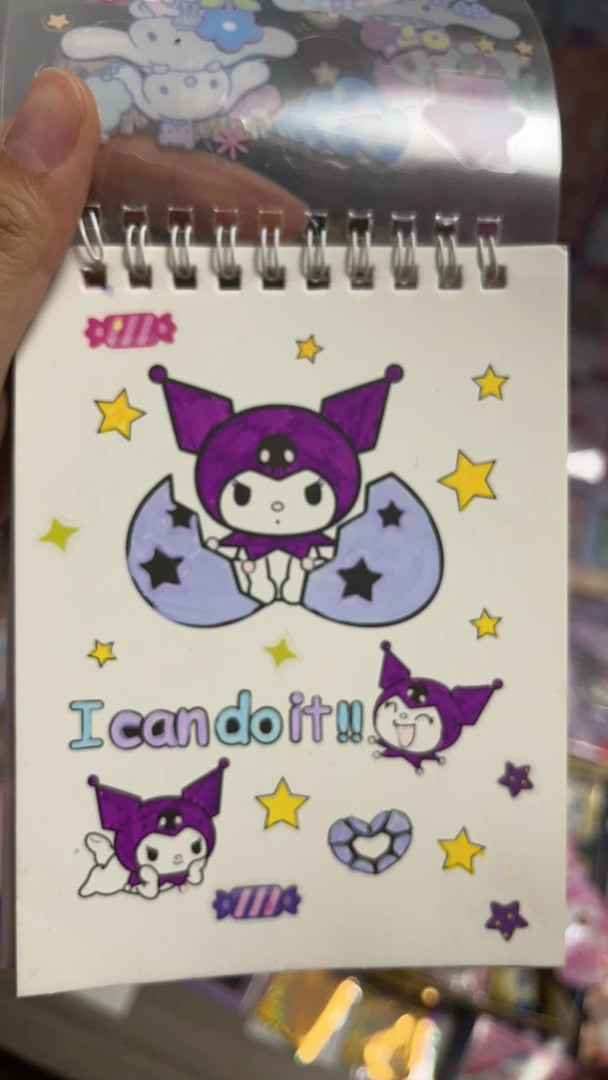 棉花娃娃手账画画本便签套装